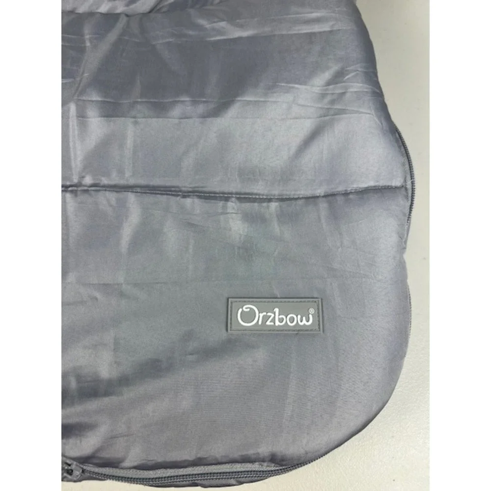 Orzbow Universal Stroller Footmuff Bunting Bag Grey‎ Sherpa Lined Winter Cover
